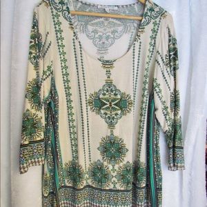 Rose & Olive Tunic Top